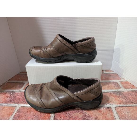 MERRELL Encore Eclipse 2 SIZE 8 Coffee Bean Leather Slip-On Loafers Sizes Womens - Picture 5 of 8